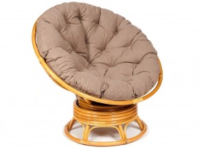 Кресло-качалка Papasan w 23/01 B с подушкой Honey, экошерсть Коричневый в Мегионе - megion.магазин96.com | фото