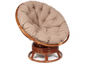 Кресло-качалка Papasan w 23/01 B с подушкой Pecan, экошерсть Коричневый в Мегионе - megion.магазин96.com | фото