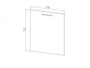 П 60 Комплект для посудомоечной машины 600 мм (цоколь + фасад) ЛДСП в Мегионе - megion.магазин96.com | фото